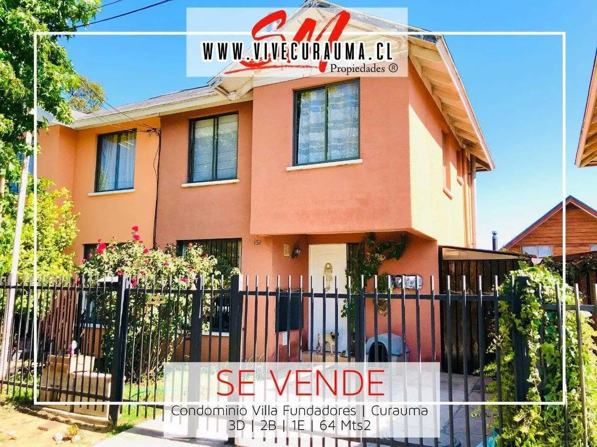 Estate at Home - Curauma – Casa En Venta Pasaje Cerrado Villa Fundadores,  Valparaíso Valparaíso