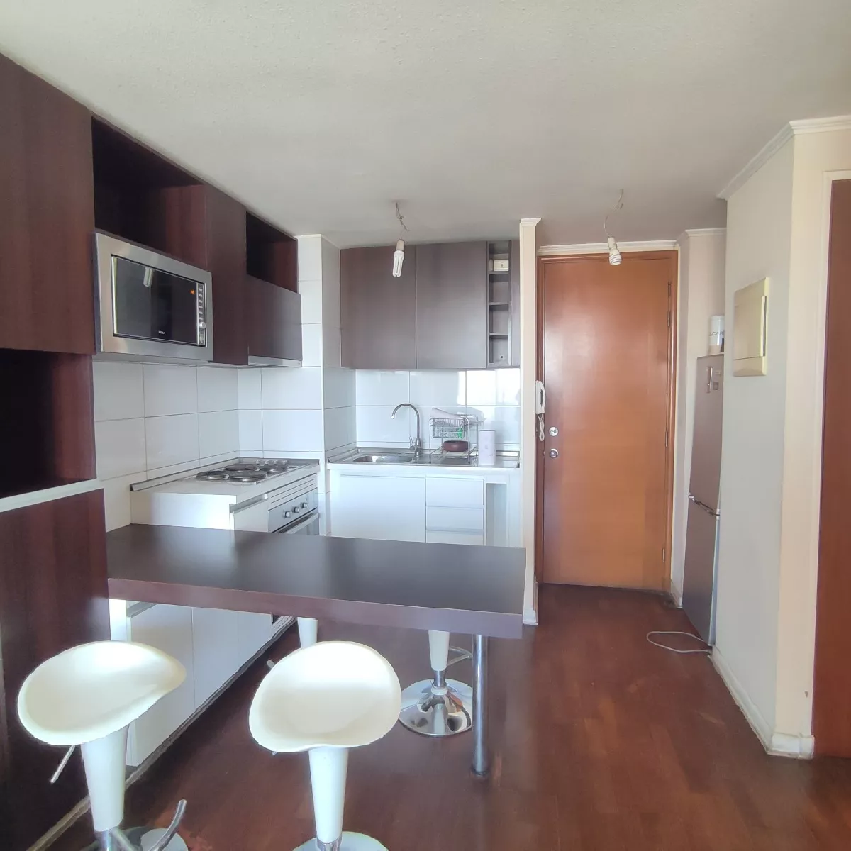 Depto 2 Dorm Amoblado A Pasos Metro San Alberto Hurtado