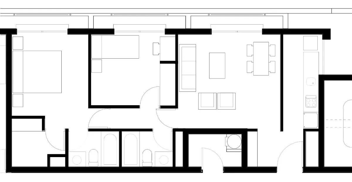 Espléndido Departamento De 2 Dormitorios En Elegante Barrio
