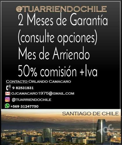Se arrienda Departamento amoblado Santiago Centro Calle Merced