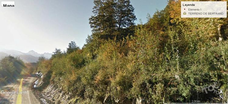 Vendo campo de 9,5 hectareas a 300 mt de Puerto Bertrand