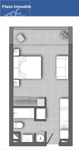 Arriendo Departamento Tipo Studio Metro Santa Lucia