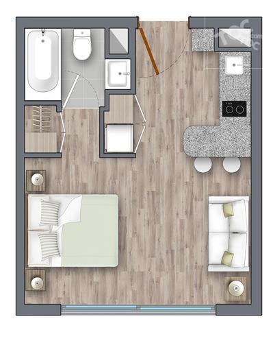 PROMOCIÓN 0% Comisión hasta 30-11 !!! Arriendo Departamento Tipo Studio Santa Elena 2120 Metro Ñuble Acepta Mascotas