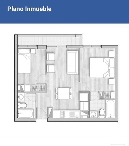Promoción hasta 31-01 Sin Comisión por Corretaje !!! Arriendo Departamento 2 Habitaciones y 2 Baños Santa Rosa 237 Metro Santa Lucia