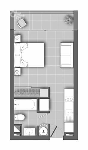 PROMOCIÓN SIN COMISIÓN DE CORRETAJE hasta 15-03 !!! Departamento Tipo Studio Sara Del Campo 535 Metro Santa Lucia