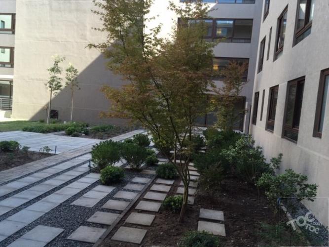 Departamento con jardín en calle Pedro Torres