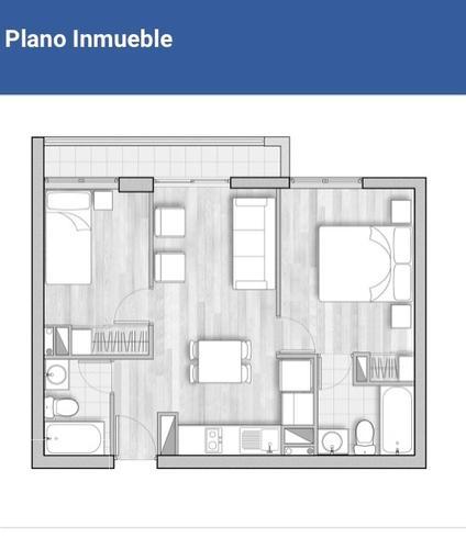 PROMOCIÓN $0 COMISIÓN hasta 15-03 !!! Departamento 2 Habitaciones y 2 Baños Santa Rosa 237 Cercano a Metro Santa Lucia