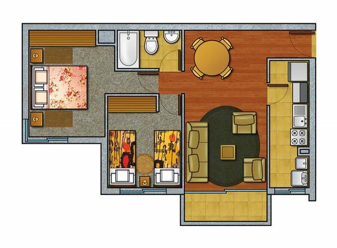 Venta Impecable Dpto 2 dorm 1 baño
