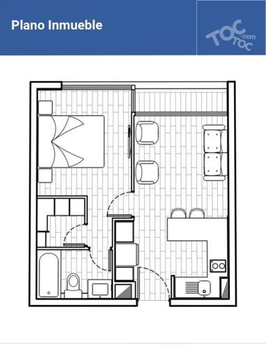 PROMOCIÓN $0 COMISIÓN hasta 31-03 !!! Departamento 1 Habitación Grande y 1Baño en Suite Carmen 368 Esq. Santa Isabel