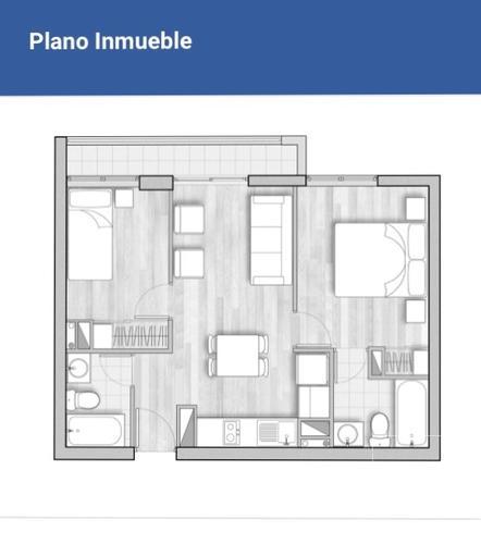 PROMOCIÓN $0 COMISIÓN hasta 31-03 !!! Departamento 2 Habitaciones y 2 Baños Santa Rosa 237 cercano Metro Santa Lucia