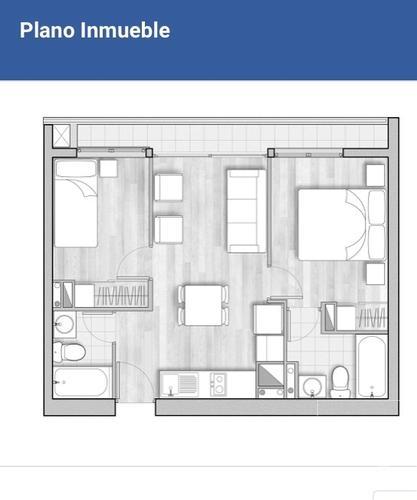 PROMOCIÓN $0 COMISIÓN hasta 31-03 !!! Departamento 2 Habitaciones y 2 Baños Santa Rosa 237 Cercano Metro Santa Lucia
