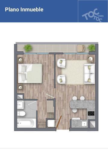 PROMOCIÓN $0 COMISIÓN hasta 15-04 !!! 1 Habitación 1 Baño Santa Elena 2120 Metro Ñuble