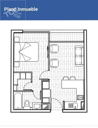 Abril GRATIS - $0 COMISIÓN – Garantía en CUOTAS !!! 1 Habitación Grande y 1 Baño en Suite Carmen 368 Esq. Sta. Isabel