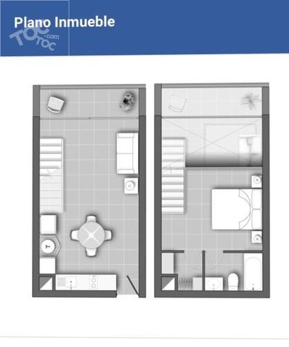 Abril GRATIS - $0 COMISIÓN – Garantía en CUOTAS !!! Loft 1 Habitación y 1 Baño Sara Del Campo 535 Metro Santa Lucia