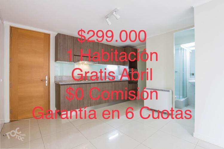 Abril GRATIS - $0 COMISIÓN – Garantía en CUOTAS !!! 1 Habitación y 1 Baño Sara del Campo 535 Metro Santa Lucia