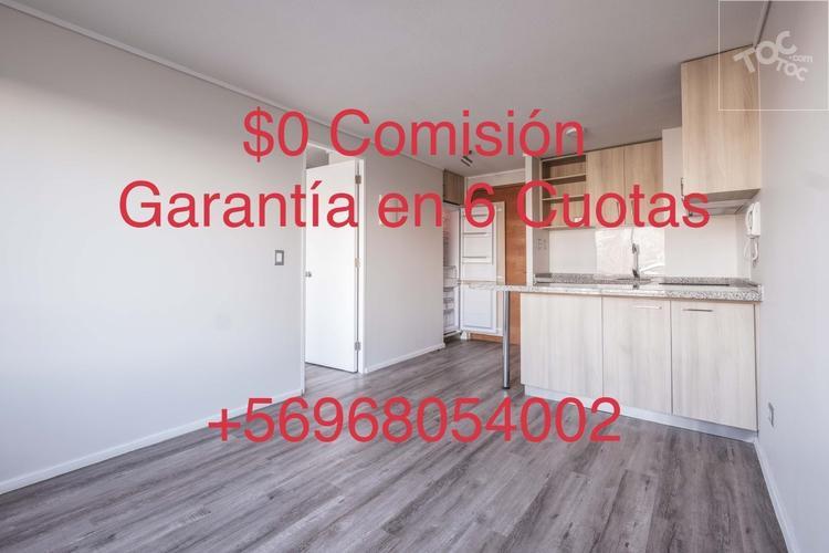 PROMOCIÓN $0 COMISIÓN hasta 30-04 y Garantía en Cuotas !!! Acepta Mascotas 1 Habitación y 1 Baño Conexión Lavadora Santa Elena 2120 Metro Ñuble