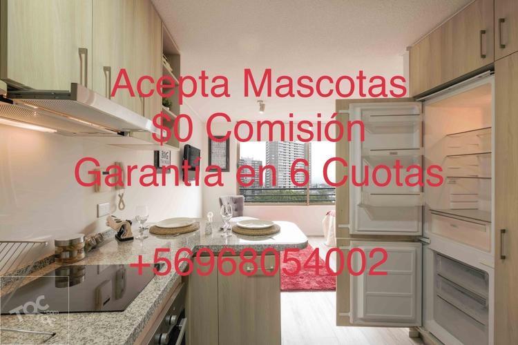 PROMOCIÓN $0 COMISIÓN hasta 30-04 y Garantía en Cuotas !!! Studio Acepta Mascotyas Santa Elena 2120 Metro Ñuble