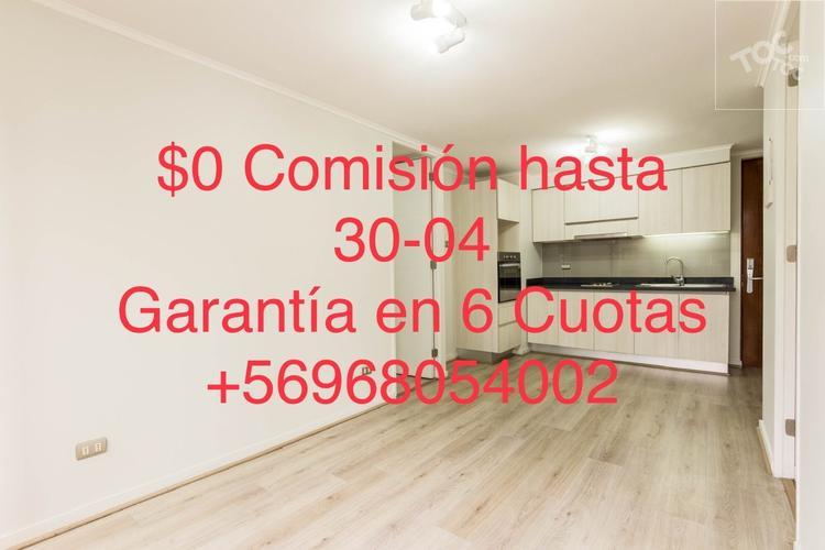 Abril GRATIS - $0 COMISIÓN – Garantía en CUOTAS !!! 2 Habitaciones y 2 Baños Santa Rosa 237 Cercano a Metro Santa Lucia