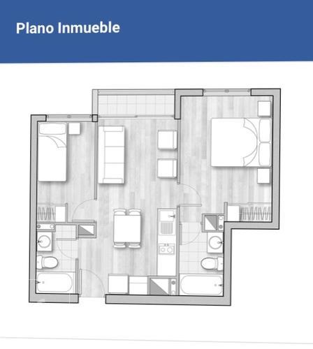 $0 Comisión 2 Habitaciones y 2 Baños Santa Rosa 237 Cercano a Metro Santa Lucia