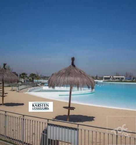 ARRIENDO DEPTO. 2D 1B 1E EN CONDOMINIO LAGUNA NORTE / ZONA DE VALLE GRANDE ENTRE LAMPA Y QUILICURA