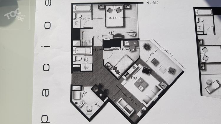 2D 2B LOS VIKINGOS 6321 piso 15, Las Condes