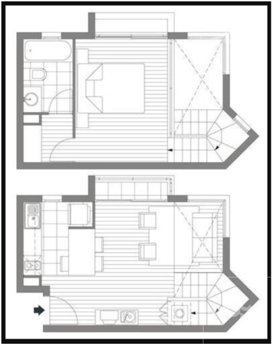 DEPARTAMENTO 1 DORMITORIO LOFT