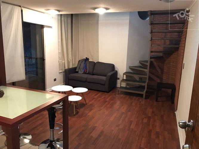 Arriendo departamento, Tipo Loft, a pasos metro Bellas Artes y Barrio Lastarria