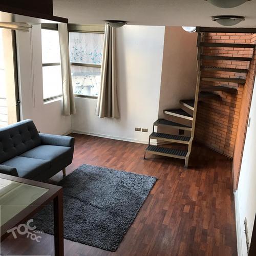 Arriendo departamento, Tipo Loft, a pasos metro Bellas Artes y Barrio Lastarria