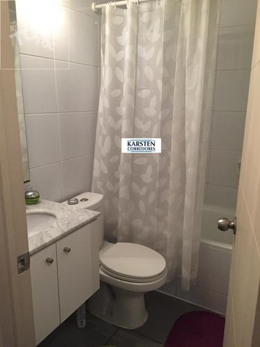 ARRIENDO DEPARTAMENTO 2D 1B CON ESTACIONAMIENTO EN CONDOMINIO LAGUNA NORTE / ZONA DE VALLE GRANDE / ENTRE LAMPA Y QUILICURA
