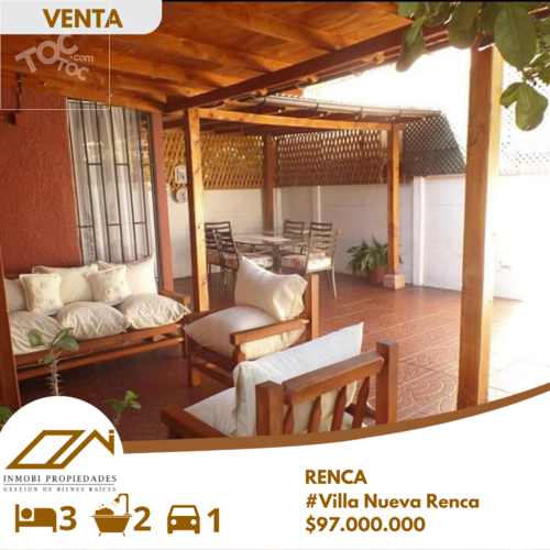 SE VENDE CASA EN RENCA
