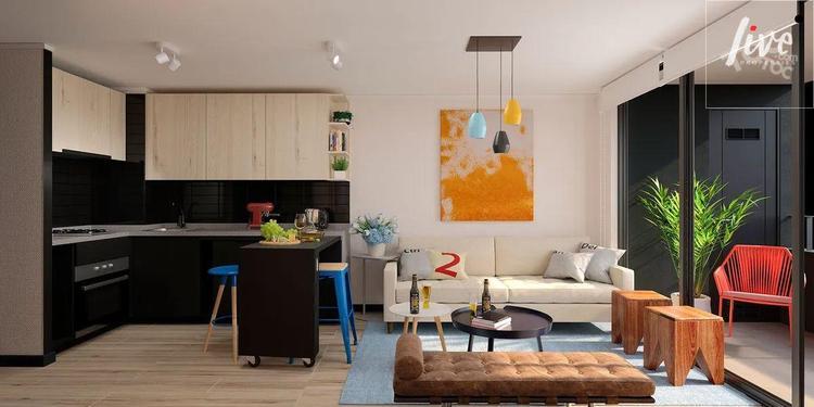 Departamento Lo Ovalle 0330 1D+1B - A2 1204