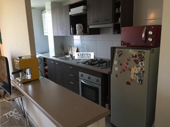 ARRIENDO DEPARTAMENTO 2D 1B CON ESTACIONAMIENTO EN CONDOMINIO LAGUNA NORTE / ZONA DE VALLE GRANDE / ENTRE LAMPA Y QUILICURA
