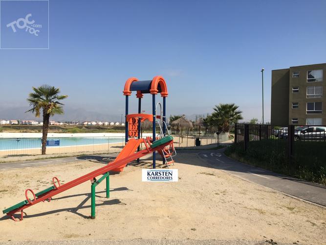 ARRIENDO DEPARTAMENTO 2D 1B CON ESTACIONAMIENTO EN CONDOMINIO LAGUNA NORTE / ZONA DE VALLE GRANDE / ENTRE LAMPA Y QUILICURA