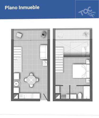 Loft 1 Habitación y 1 Baño Sara Del Campo 535 Metro Santa Lucia
