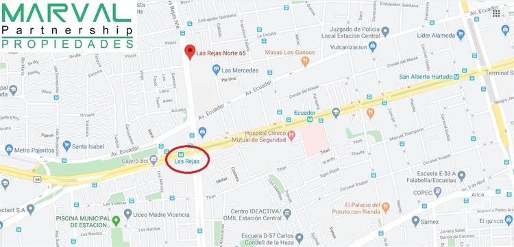 METRO LAS REJAS cómodo departamento de 1 dormitorio