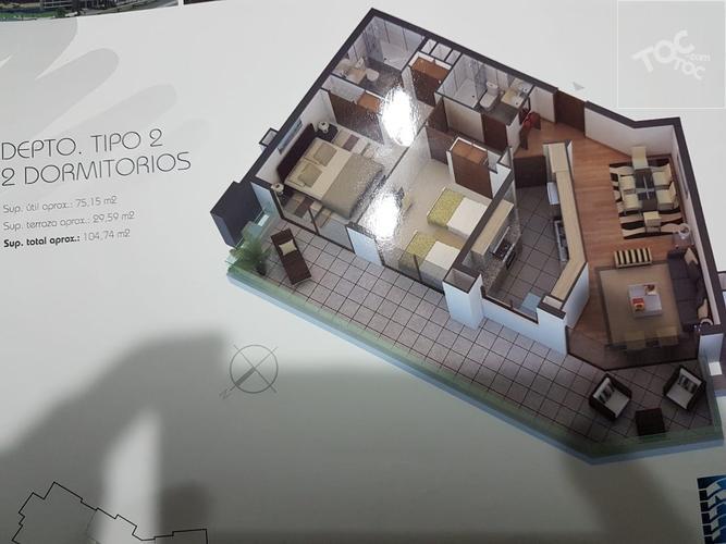 BROKER DEPTO NUEVO- FCO SOSSA 2D +2B+PISCINA