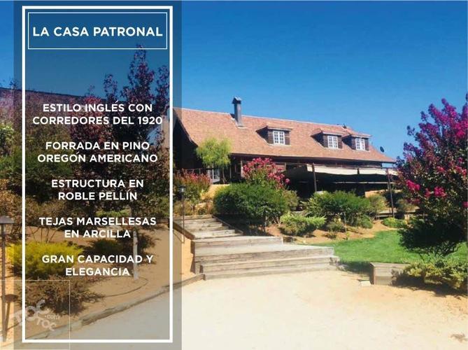 OPORTUNIDAD UNICA!!! SE VENDE CENTRO DE EVENTOS CON VIÑA PROPIA VALLE CASABLANCA RUTA DEL VINO
