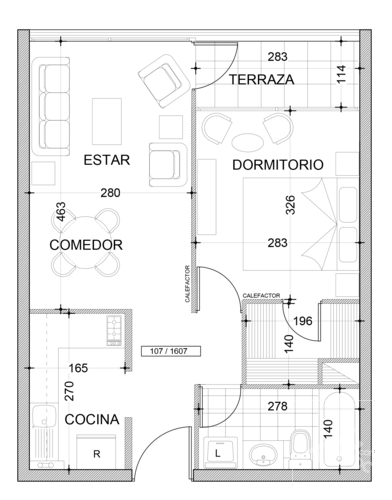 Dpto NUEVO 1 dorm 45m2 c/estacionamiento METRO EL LLANO