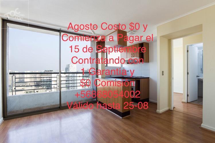 Santa Isabel 55 departamento 1102 Comuna Santiago 2 Habitaciones y 2 Baños Metro Santa Isabel