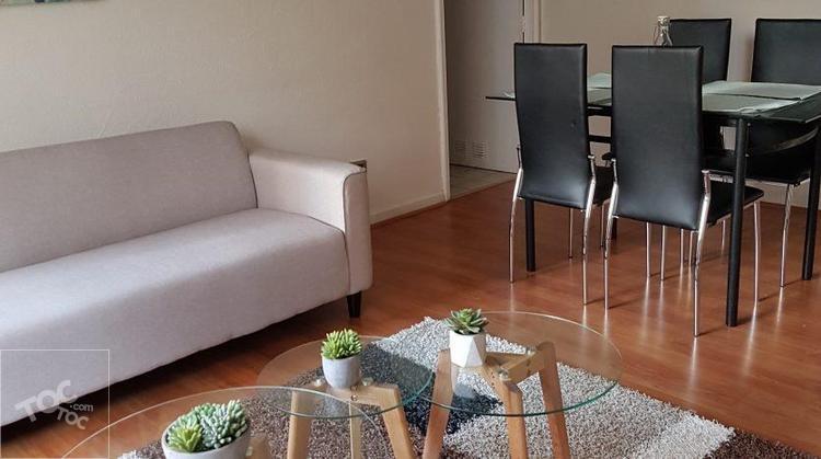 Arriendo depto. 2 dormitorios+dormitorio y baño de servicio. Calle Luz con Riesco.