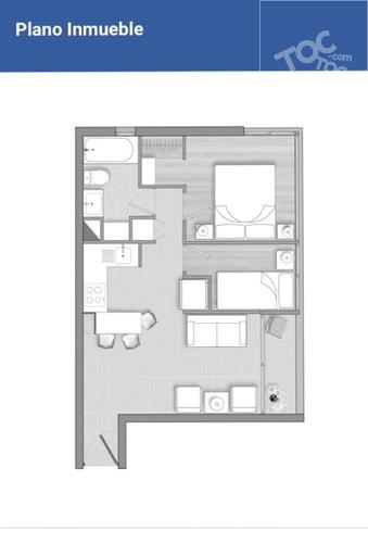 Maule 150 departamento 320 Comuna Santiago 2 Habitaciones y 1 Baño Metro Ñuble