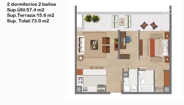 Se arrienda maravilloso departamento cercano a Estoril