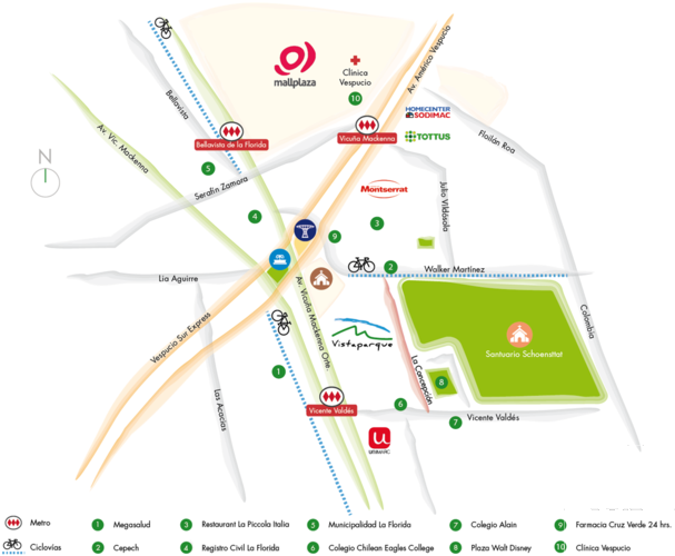 La Concepción / METRO VICENTE VALDES