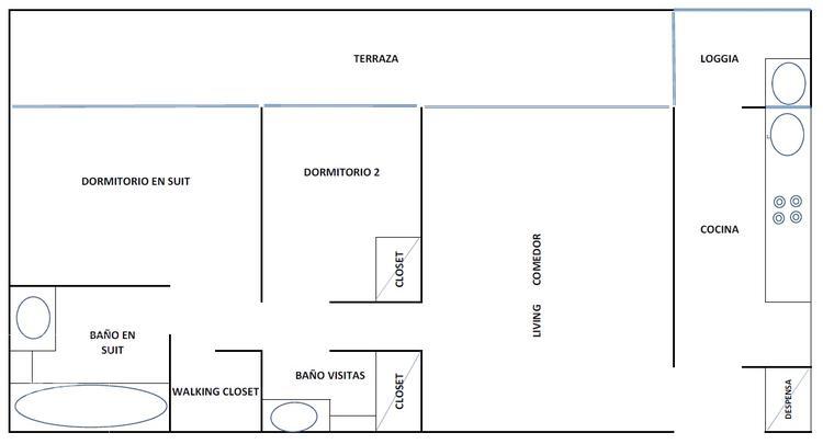 $450.000 Depto 2 dormitorios Barrio Italia