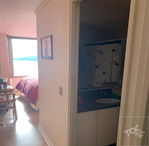 Departamento con vista al lago en condominio con playa y marina privada Bordelago // Pucon