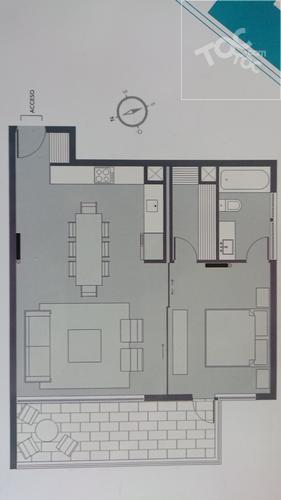 Amplio Depto de 1 dormitorio (62 m2 útiles) en Suecia con Carmen Sylva