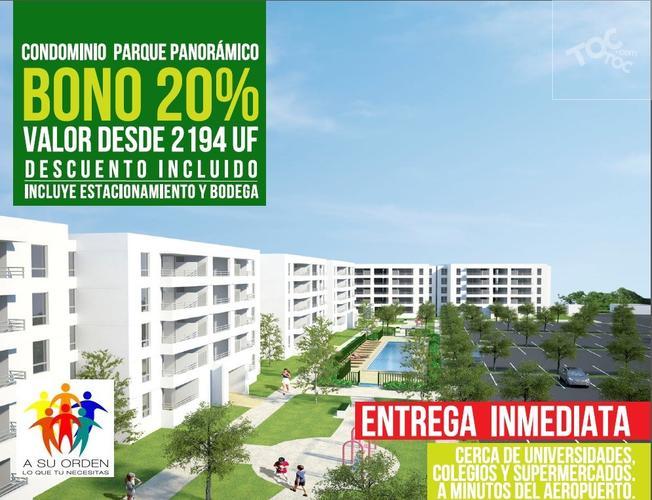 DEPARTAMENTOS NUEVOS EN VENTA, PARQUE PANORÁMICO, LA SERENA. DESDE 2742 UF