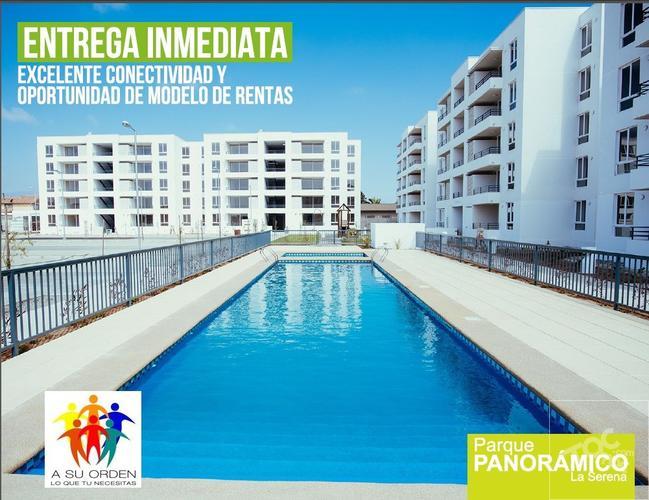 DEPARTAMENTOS NUEVOS EN VENTA, PARQUE PANORÁMICO, LA SERENA. DESDE 2742 UF