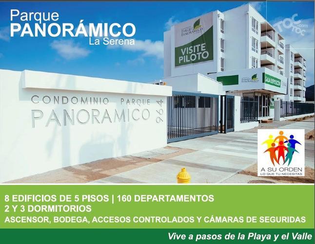 DEPARTAMENTOS NUEVOS EN VENTA, PARQUE PANORÁMICO, LA SERENA. DESDE 2742 UF