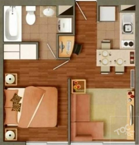 Santiago Centro, Vende Departamento, 30 Mts2, A Pasos del Metro Bustamante $59.999.999